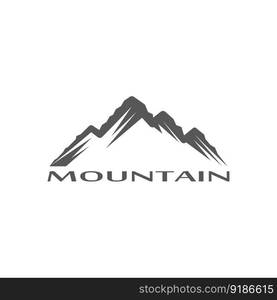 Mountain icon Logo Template Vector illustration design