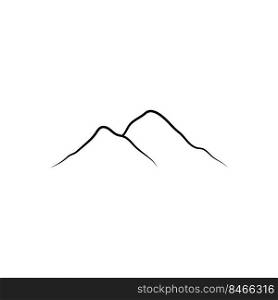 mountain icon vektor illustration design