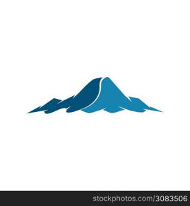 Mountain illustration logo template vector