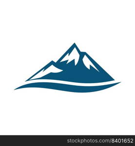 Mountain illustration logo vector and symbol design