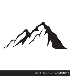 Mountain illustration logo vector and symbol design