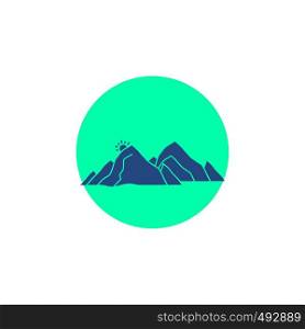 mountain, landscape, hill, nature, scene Glyph Icon.. Vector EPS10 Abstract Template background
