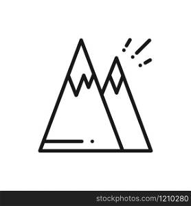 Mountain Line Icon. Mount Sign and Symbol. Hill. Mountain Line Icon. Mount Sign and Symbol. Hill.