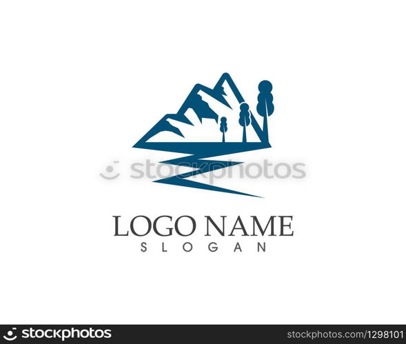 Mountain Logo Business Template Vector