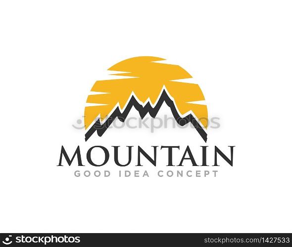 Mountain Logo Icon Design Vector
