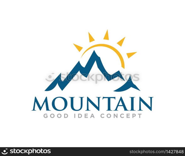 Mountain Logo Icon Design Vector