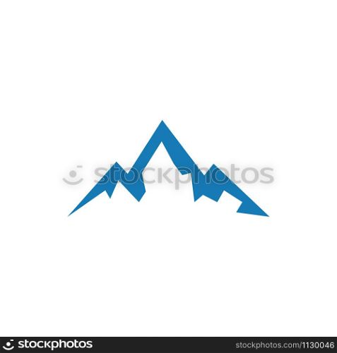 Mountain logo icon element design template vector. Mountain logo icon element design template