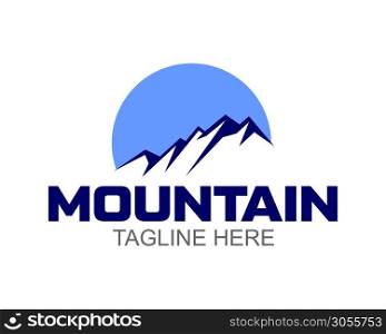 Mountain Logo Icon Template Vector