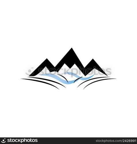 Mountain logo icon vector design template