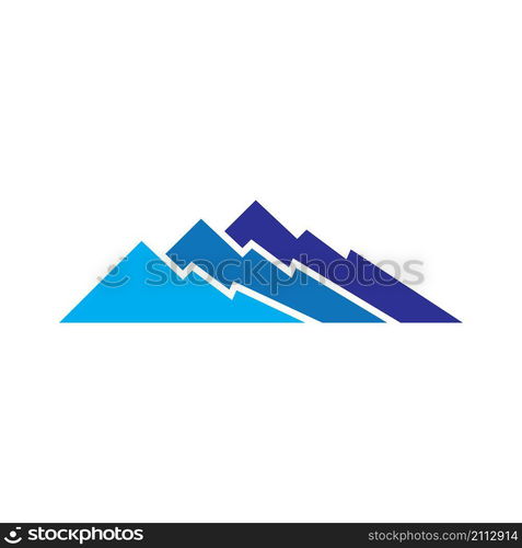 Mountain logo images illustration design