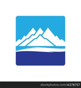 Mountain logo images illustration design