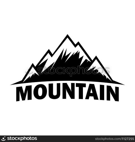 Mountain Logo, Mountain Logo Vector, Hills Logo, Mountain Symbol, Mountain Icon, Mountain Logo Templat, Vector Design Element Modern Style For Logotype, Label, Badge, Emblem. Mountains Image, Mountain Symbol, Mountain Icon, Rock Climber Logo. EPS10