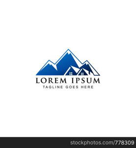 mountain logo template