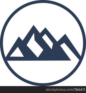 mountain logo template