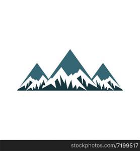 Mountain logo template vector icon design
