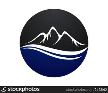 Mountain Logo template vector icon illustration design