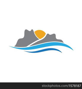 Mountain Logo Template vector symbol nature