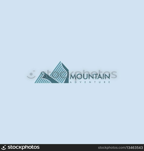 mountain logo vector