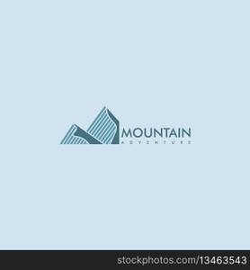 mountain logo vector
