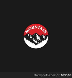 mountain logo vector