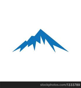 Mountain logo vector icon illustration design