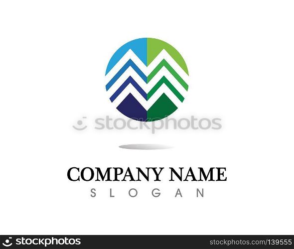 Mountain nature landscape  logo and symbols  icons template
