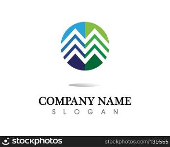 Mountain nature landscape  logo and symbols  icons template
