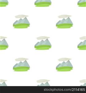 Mountain pattern seamless background texture repeat wallpaper geometric vector. Mountain pattern seamless vector
