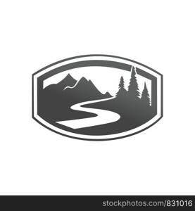 Mountain Trail Logo template