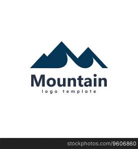 Mountain vector icon design template