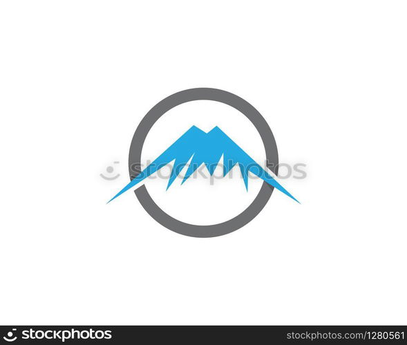 Mountain vector icon illustration design