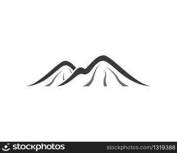 Mountain vector icon illustration design