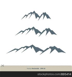 Mountain Vector Logo Template Illustration Design. Vector EPS 10.