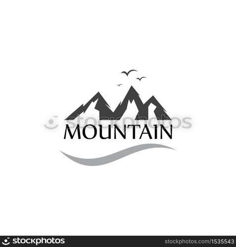 Mountains Logo Template vector design