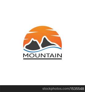 Mountains Logo Template vector design