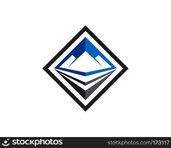 Mountains Logo Template Vector icon. Mountains Logo Template