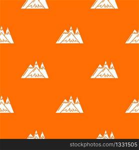 Mountains pattern vector orange for any web design best. Mountains pattern vector orange