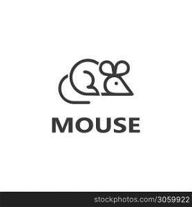 Mouse animal vector.Rat logo icon vector design template