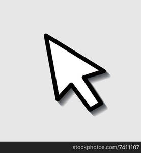 mouse cursor symbol - arrow click pointer illustration isolated