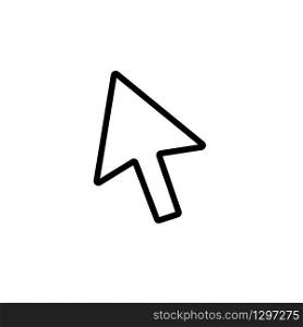 mouse cursor symbol - arrow click pointer illustration isolated - Vector illustration. mouse cursor symbol - arrow click pointer illustration isolated - Vector