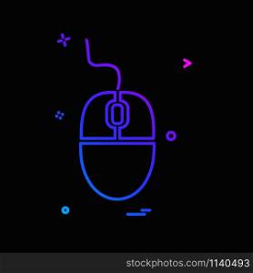 Mouse icon design vector