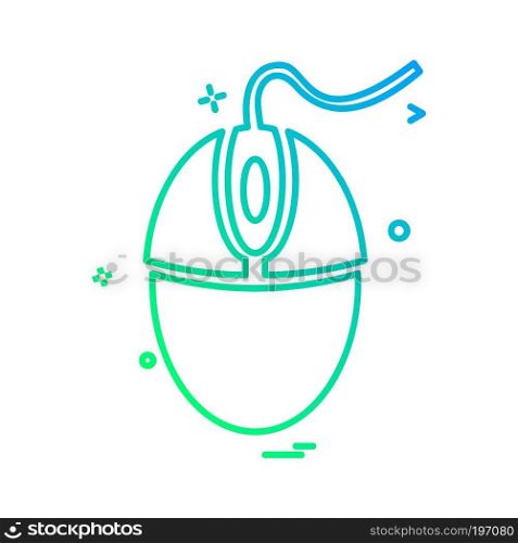 Mouse icon design vector