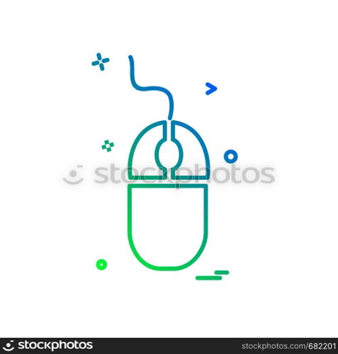 Mouse icon design vector