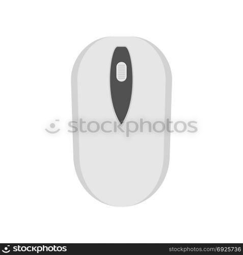 Mouse icon sroll computer vector click down. Illustration web isolated design button symbol PC