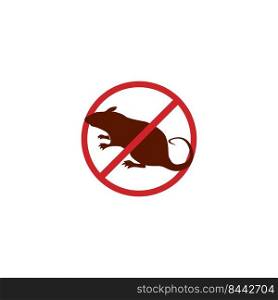 mouse killer icon. vector illustration logo design