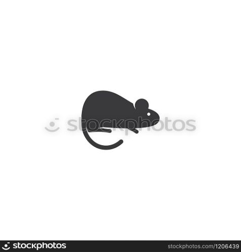 Mouse logo icon Vector illustration design