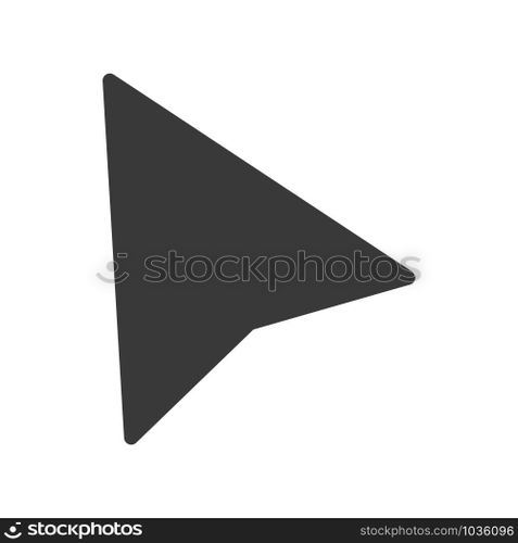 Mouse pointer icon arrow in simple vector