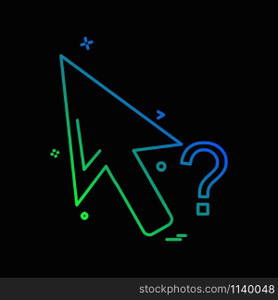 Mouse pointer icon design vector