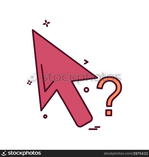 Mouse pointer icon design vector