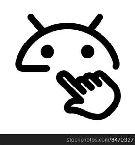 Mouse pointing device connected to Android operating system